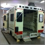 [thumbnail of Decommissioned ambulance shell used as baseline for new interior.JPG]