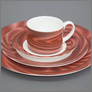 [thumbnail of Prototype tableware decoration - digitally printed enamels on bone china]