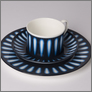 [thumbnail of Prototype tableware decoration - Digitally printed enamels on bone china]