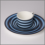 [thumbnail of Prototype tableware decoration - Digitally printed enamels on bone china]